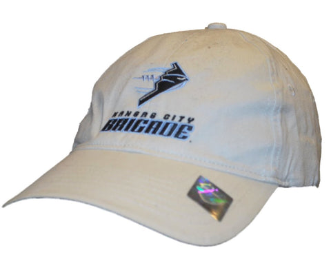 Shop Kansas City Brigade Antigua Natural Adjustable Strap Slouch Hat Cap - Sporting Up