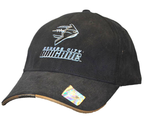 Shop Kansas City Brigade Antigua Navy Light Blue Logo Nu-Fit Flexfit Hat Cap - Sporting Up