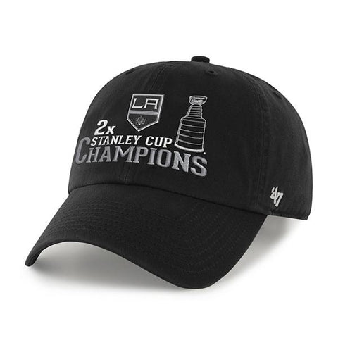 Shop Los Angeles Kings 47 Brand NHL 2X Stanley Cup Champions Adjustable Hat Cap - Sporting Up