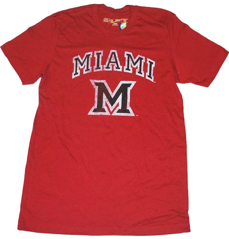 Miami redhawks segern röd ben roethlisberger #7 spelare t-shirt - sportiga upp
