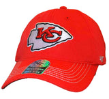 Kansas City Chiefs 47 Brand Red Game Time Closer Flexfit Hat Cap - Sporting Up