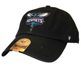 Charlotte Hornets 47 Brand The Franchise Black Fitted Slouch Hat Cap - Sporting Up