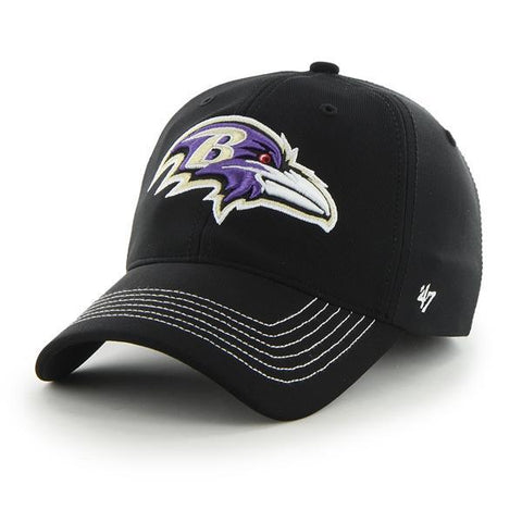 Shop Baltimore Ravens 47 Brand Black Game Time Closer Performance Flexfit Hat Cap - Sporting Up
