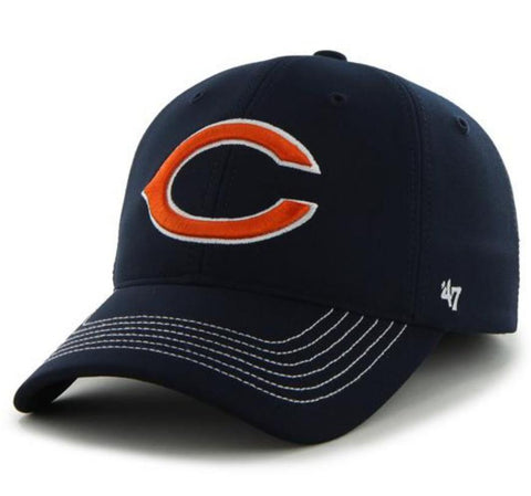 Shop Chicago Bears 47 Brand Navy Game Time Closer Performance Flexfit Hat Cap - Sporting Up