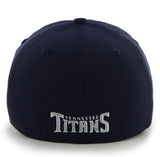 Tennessee Titans 47 Brand Navy Game Time Closer Performance Flexfit-Mütze – sportlich