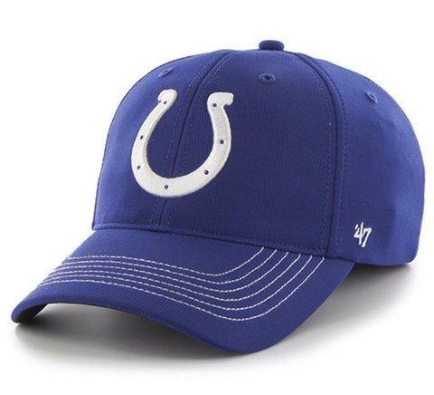 Shop Indianapolis Colts 47 Brand Blue Game Time Closer Performance Flexfit Hat Cap - Sporting Up