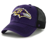 Baltimore Ravens 47 Brand Purple Black Taylor Closer Mesh Flexfit Hat Cap - Sporting Up