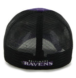 Baltimore Ravens 47 Brand Purple Black Taylor Closer Mesh Flexfit Hat Cap - Sporting Up
