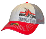 Ball State Cardinals Top of the World Youth Red Gray Mesh Snapback Hat Cap - Sporting Up