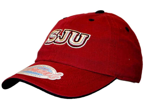 Shop Saint Joseph's Hawks Top of the World Women Red Bling Adjustable Slouch Hat Cap - Sporting Up
