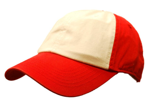 Shop Top of the World Red White Two Tone Adjustable Strap Hat Cap - Sporting Up