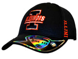 Illinois Fighting Illini Top of the World Navy Booster Memory Flex Hat Cap (M/L) - Sporting Up