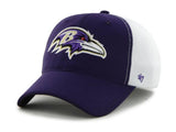 Baltimore Ravens 47 Brand Purple Draft Day Closer Performance Flexfit Hat Cap - Sporting Up