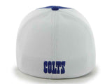 Indianapolis Colts 47 Brand Blue Draft Day Closer Performance Flexfit Hat Cap - Sporting Up