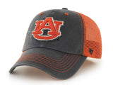 Auburn Tigers 47 Brand Navy Orange Taylor Mesh Closer Flexfit Slouch Hat Cap - Sporting Up