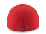 Tampa Bay Buccaneers 47 Brand Torch Red Game Time Closer Stretch Fit Hat Cap - Sporting Up