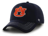 Auburn Tigers 47 Brand Navy Game Time Closer Performance Flexfit Hat Cap - Sporting Up