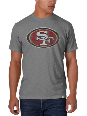 Shop San Francisco 49ers 47 Brand Wolf Grey Soft Cotton Scrum T-Shirt - Sporting Up