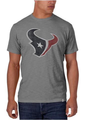 T-shirt mêlée en coton doux gris loup de marque Houston Texans 47 - Sporting Up