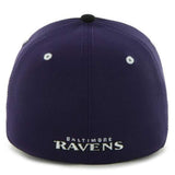 Baltimore Ravens 47 Brand Purple Black Carson Closer Flexfit Hat Cap - Sporting Up