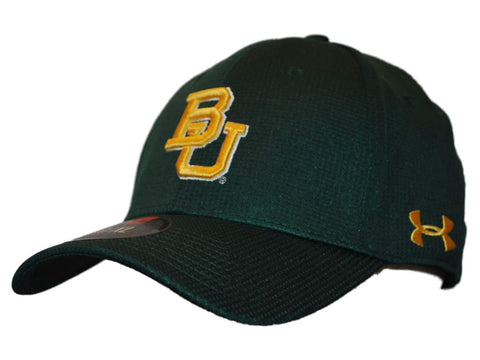 Shop Baylor Bears Under Armour Forest Green Tactel Stretch Fit Hat Cap - Sporting Up