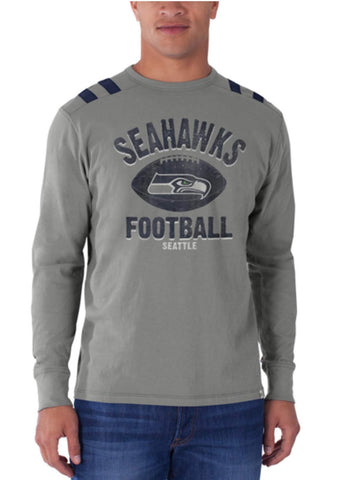 Shop Seattle Seahawks 47 Brand Wolf Grey Bruiser Long Sleeve Shirt - Sporting Up