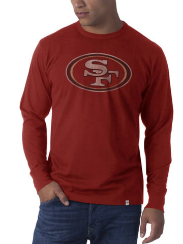 Shop San Francisco 49ers 47 Brand Rescue Red Flanker Long Sleeve Shirt - Sporting Up