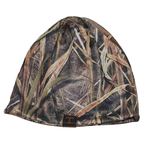 Shop Tennessee Volunteers Top of the World Mossy Oak Camo Reversible Beanie Hat Cap - Sporting Up