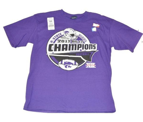 Kansas State Wildcats blå 84 2012 stora 12 mästare omklädningsrum ungdoms t-shirt - sportig upp