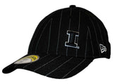 Illinois Fighting Illini New Era Black Pin Stripe Concealer Hat Cap (7 1/4) - Sporting Up