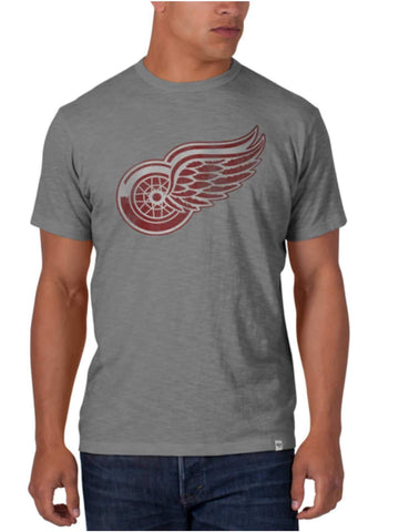 Shop Detroit Red Wings 47 Brand Wolf Grey Basic Scrum T-Shirt - Sporting Up
