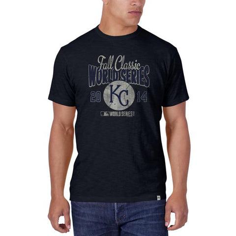 Kansas City Royals 47 Brand 2014 World Series Scrum Fall T-shirt bleu marine classique - Sporting Up