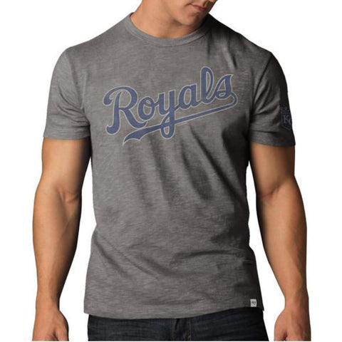 Shop Kansas City Royals 47 Brand Wolf Grey Scrum T-Shirt - Sporting Up