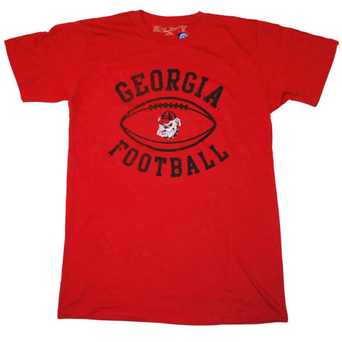 Georgia bulldogs la victoria roja aj verde #8 camiseta de jugador vintage - luciendo