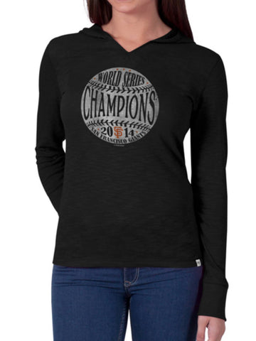 San francisco giants 47 märken kvinnor 2014 världsserien champs ls hoodie t-shirt - sporting up