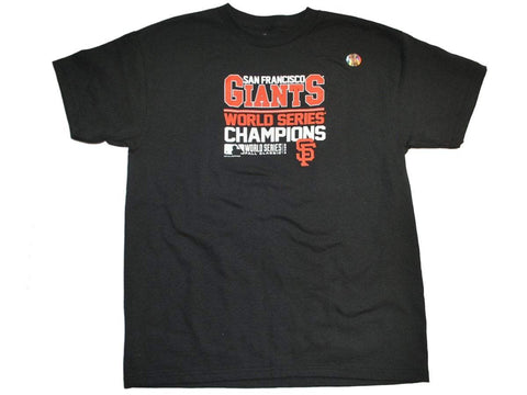 Kaufen Sie das T-Shirt „San Francisco Giants Saag“ für Jugendliche in Schwarz „2014 World Series Champions“ – sportlich