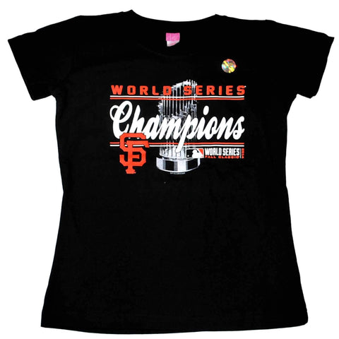 San Francisco Giants Lat Frauen 2014 World Series Champions Trophäen-T-Shirt – sportlich