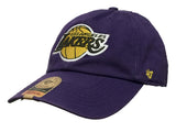 Los Angeles Lakers 47 Brand The Franchise Purple Fitted Hat Cap - Sporting Up