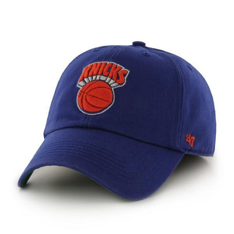 Shop New York Knicks 47 Brand The Franchise Royal Blue Fitted Hat Cap - Sporting Up