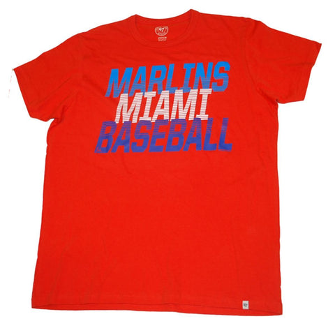 Miami Marlins 47 Brand Orange Kurzarm-T-Shirt (M) – sportlich