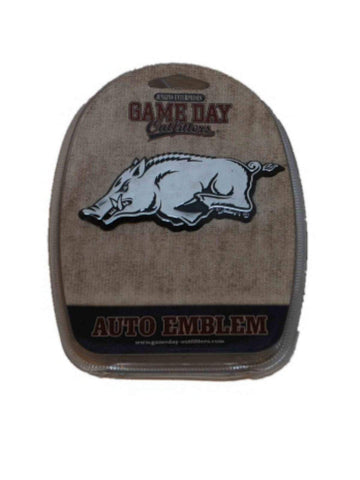 Arkansas Razorbacks Game Day Outfitters Metallic Adhesive Auto Emblem - Sporting Up