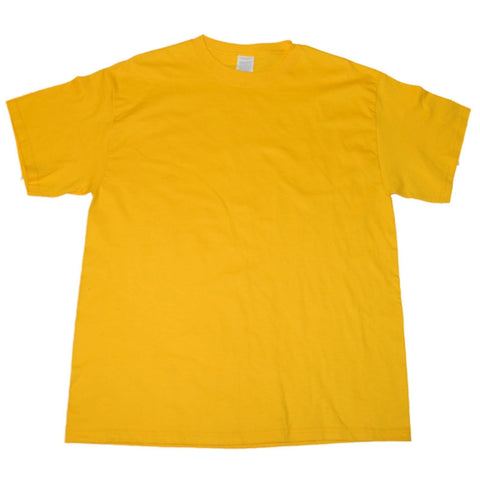 Delta Apparel Solid Gold Soft Preshrunk Cotton Short Sleeve T-Shirt (L) - Sporting Up