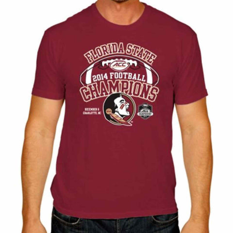 T-shirt de vestiaire des champions de football acc de la victoire des Seminoles de l'État de Floride 2014 - faire du sport