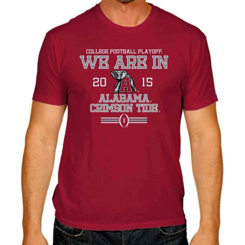 Alabama crimson tide seger 2015 vi är i college fotboll slutspel t-shirt - sporting up