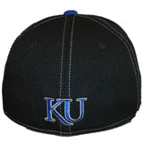 Kansas Jayhawks Top of the World Black Balance Memory Fit Hat Cap - Sporting Up