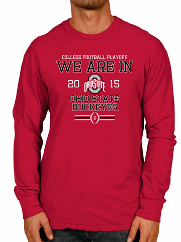 Shop Ohio State Buckeyes 2015 We Are In College Playoffs Long Sleeve Shirt - Sporting Up
