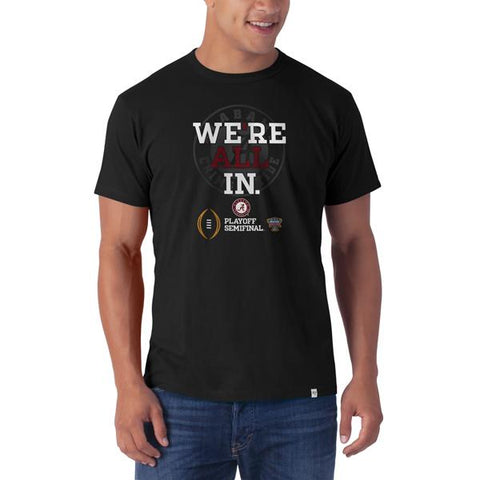 Alabama Crimson Tide 47 Brand 2015 Playoffs de football universitaire Nous sommes tous en T-shirt - Sporting Up