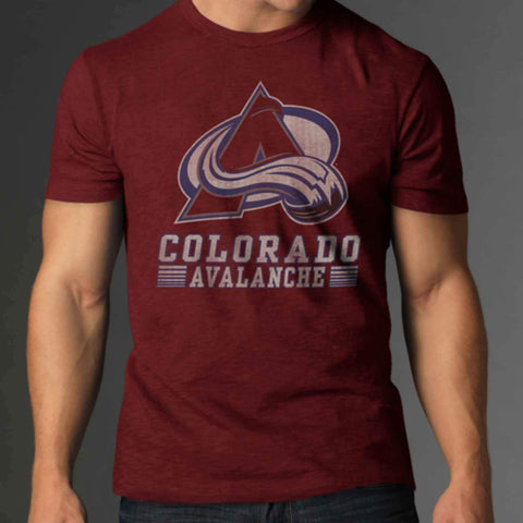 Shop Colorado Avalanche 47 Brand Cardinal Red Soft Cotton Scrum T-Shirt - Sporting Up