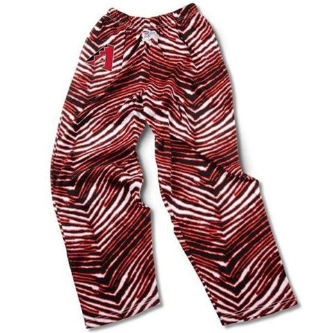 Arizona Diamondbacks zubaz rojo blanco estilo vintage pantalones de cebra - deportivo