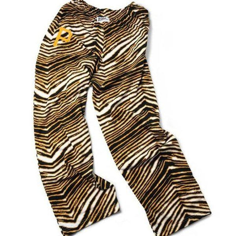 Shop Pittsburgh Pirates ZUBAZ Gold Black White Vintage Style Zebra Pants - Sporting Up